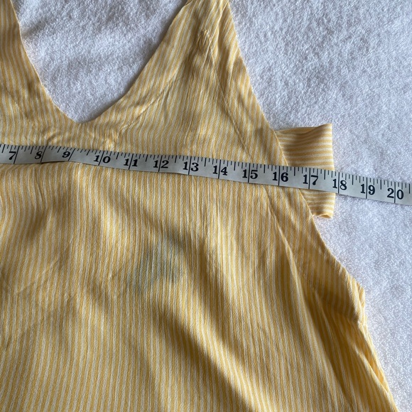 Lulu's Yellow and White Striped‎ Dress women size XS - Picture 8 of 10